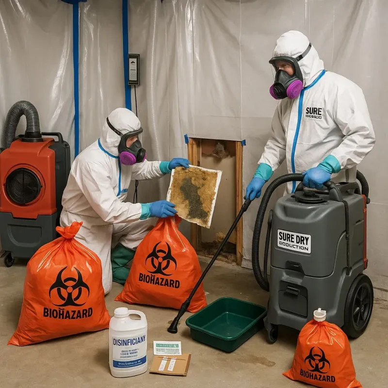 Contaminated Water Handling Protocols process in Harrison County, OH